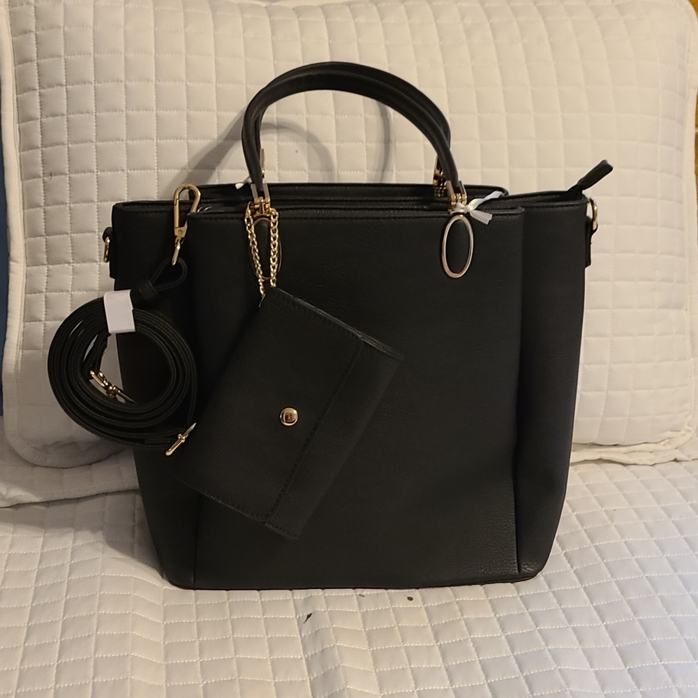 Black & Gold Handbag
